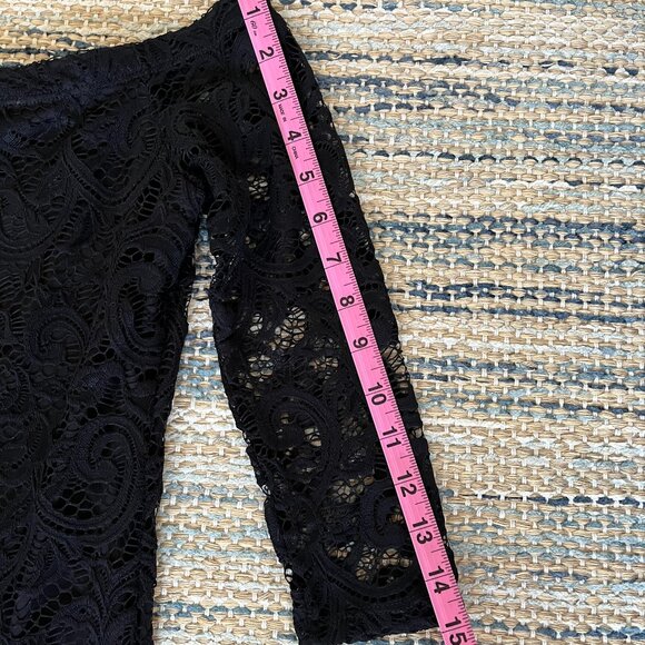 Black Lace Cocktail Dress - Small - Picture 8 of 11